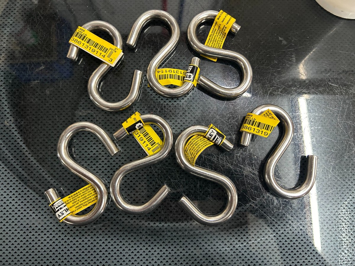 New 7-pack lot National Hardware Stainless Steel 3