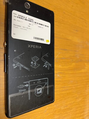 NEW Sony Xperia Z C6606 - 16GB - Black T-Mobile-13MP CAM Phone NONRETAIL BOX 10