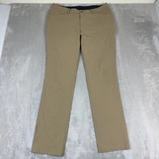 Bird Dogs Pants Men's 38x34 Beige Tapered Chino Pants Solid Performance Altered