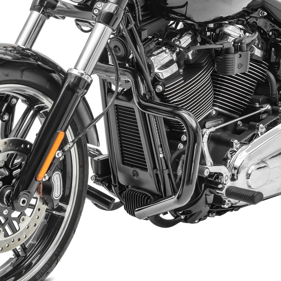 Paramotore Mustache per Harley Softail Sport Glide 18-23 nero - Immagine 4 di 4