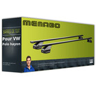 Porte-Bagage pour VW Polo hayon type AW1/BZ1 Menabo Omega Black Barre de toit