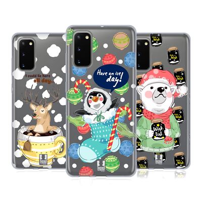 HEAD CASE DESIGNS WEIHNACHTSTIERE SOFT GEL HANDYHÜLLE FÜR SAMSUNG HANDYS 1