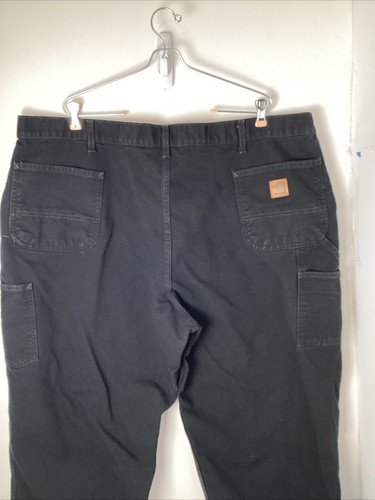 Pantalones de mezclilla Carhartt Work Cargo talla 48x30 negro carpintero B11 negro - Imagen 8 de 13