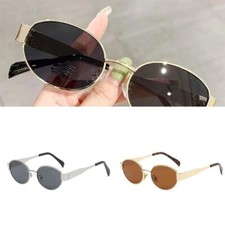 Oval Frame Sunglasses Protections Sun Glasses Lady Travel Camping Sunglasses