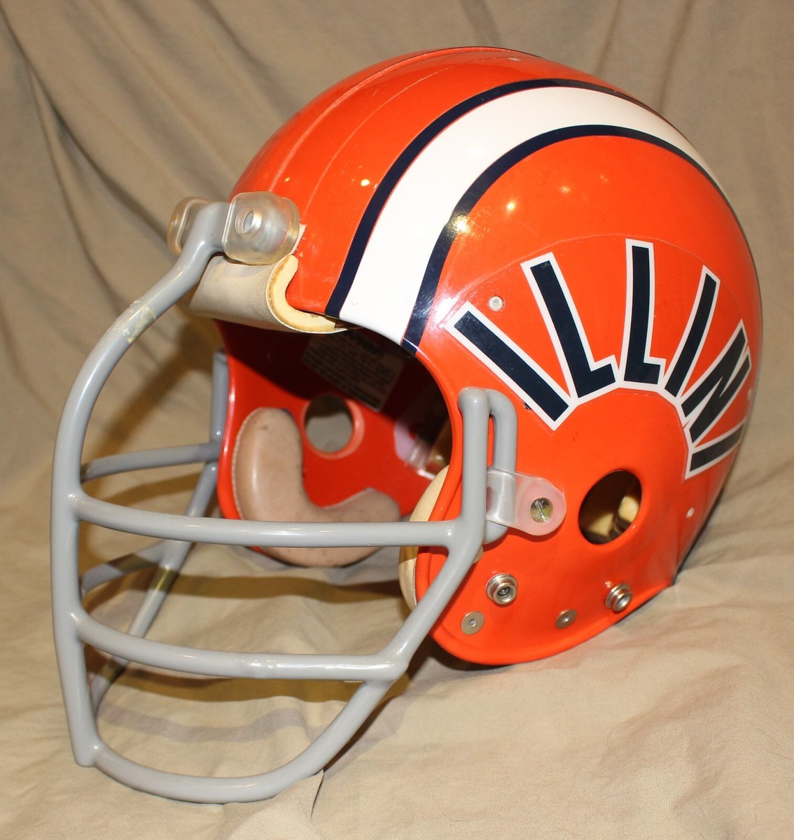 1971 1976 ILLINOIS ILLINI STYLE, RIDDELL PAC3/WD1 FOOTBALL
