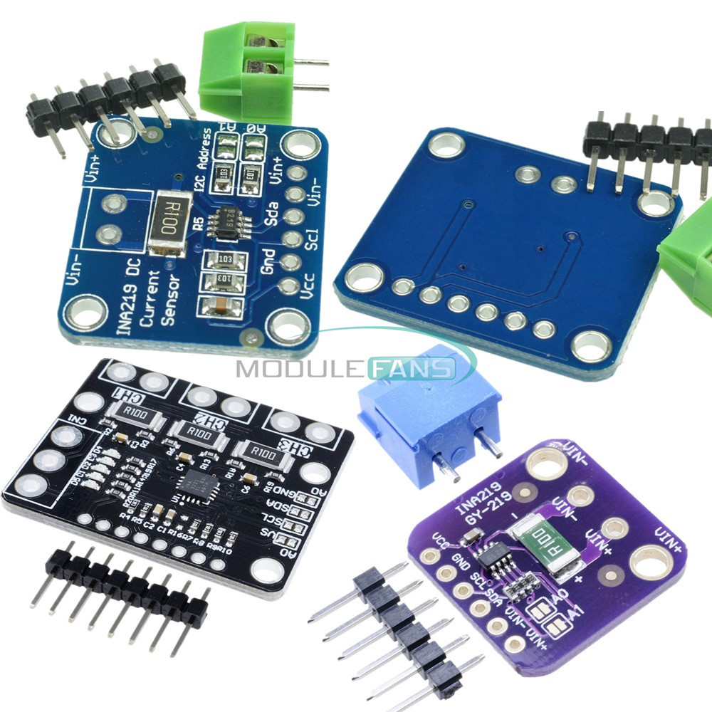 INA219 DC Current/Power Sensor Breakout Board – I2C Interface, Bi-Directional, 0-26V