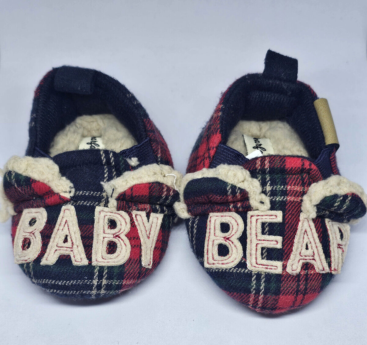 SAOLA Pantofole Dearfoams Baby Bear suola rigida in memory foam unisex bambino 0 3 mesi