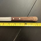Vintage Sears Flame Freeze Vanadium Stainless Steel USA Serrated 14" Knife BREAD — photo 6