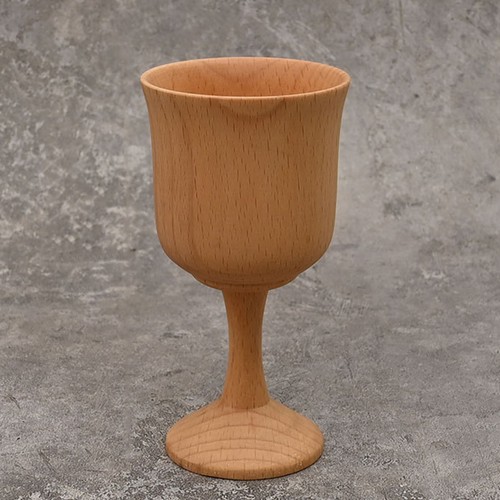 Wooden Goblet Drinking Mug Wooden Whiskey Cup Wooden Beer Mugs Glass - Picture 5 of 17