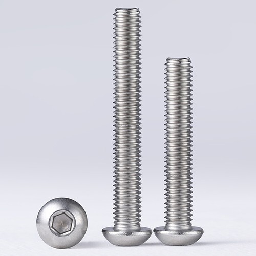 M5 Button Head Pan Head Screws Bolt, Socket Screw Allen Key A2 Stainless Steel - Picture 5 of 7