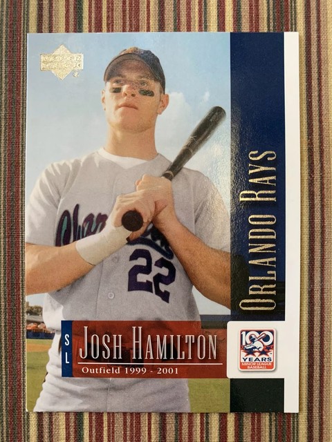 2001 Upper Deck Baseball Josh Hamilton Rookie Card 19 EBay