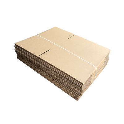 25 Pack Bundle 19'' x 13'' x 13'' 200# / 32 ECT Packaging Cardboard Brown Box