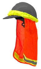 Cal-Hawk Hard Hat Sun Shield Protection Safety Orange Construction