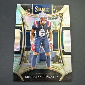 2023 Panini Select Christian Gonzalez RC Suite Level New England Patriots