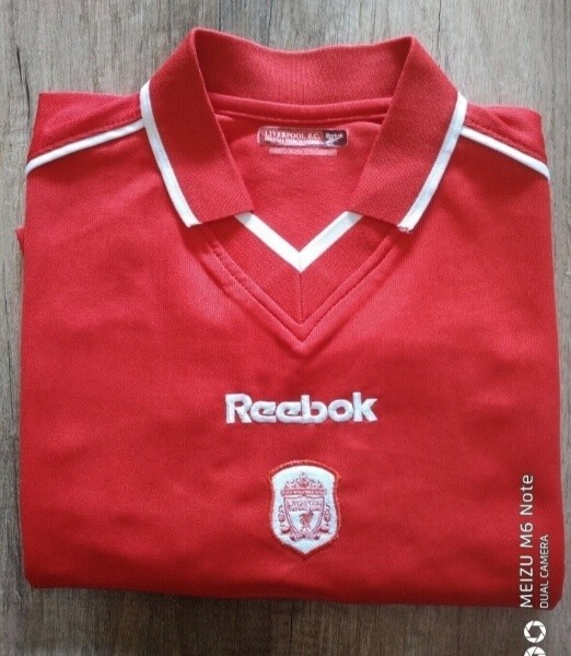 Vintage Rare LIVERPOOL FC 2000/2001 Home Football Soccer
