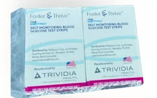 Foster and Thrive Trivdia True Metrix Blood Glucose Test Strips 100-Count 3/2026