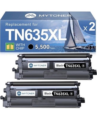 MYTONER TN635XL Toner 2 Pack Compatible Brother HL-L8430CDW MFC-L8930CDW