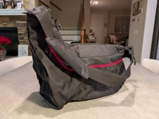 Lowepro Passport Sling II Camera Bag - Black  Red - DSLR Expandable Travel Bag