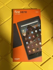 Amazon Fire HD 10 Tablet (10.1" 1080p Full HD display, 32GB) (9th Gen) Black