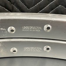 Ukai 26 Bicycle Rims - 26 X 1.75 - 36h - Schrader - Clincher - Used Ukai 26 Bicycle Rims - 26 X 1.75 - 36h - Schrader - Clincher - Used