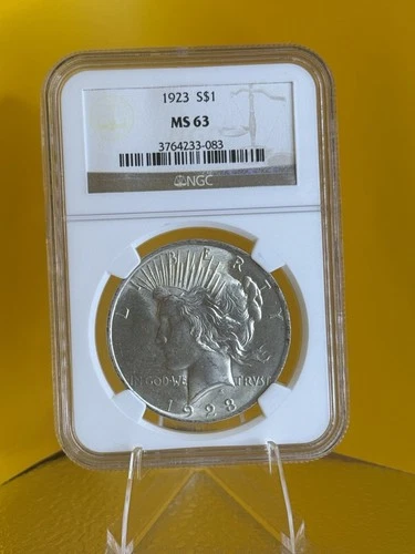 1923 NGC MS63 Peace Dollar $1 Silver Coin Philadelphia KM#150 Uncirculated