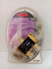 RCA 2 Way Digital Splitter Smhz - 1.0 GHz Gold-plated