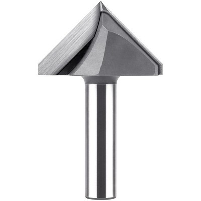 BINSTAK 90 Degree V Bit 1/2'' Shank, 2'' Cutting Diameter Carbide Tipped V Groove