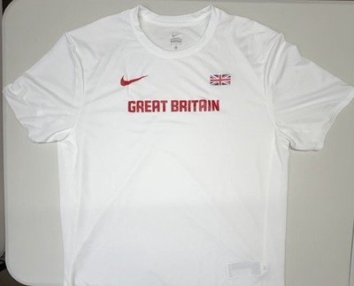 Nike Men s Elite Pro GB British Track and Field Olympic National Team Shirt XL