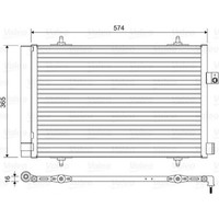 Valeo 814420 Kondensator Klimaanlage FüR Peugeot Citroen 508 407 C5 8D 8E 6C 6E