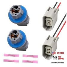 Car Rear License Plate Light Socket with Female Connector Pigtail OEM F81Z