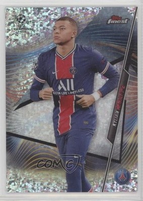 2020 Finest UEFA Champions League 125 Speckle Refractor /125 Kylian Mbappe 11zg