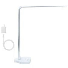 Desk Lamp Dimmable Table Lamp Reading Lamp with USB Charging Port, 5 Lighting...