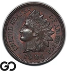 1904 Indian Head Cent Penny, 4-Full Diamonds