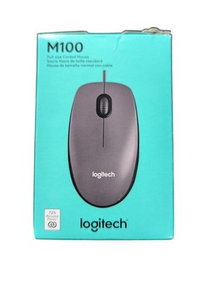 Z1U Logitech M100 (910001601) Wired Optical Mouse Used Gently