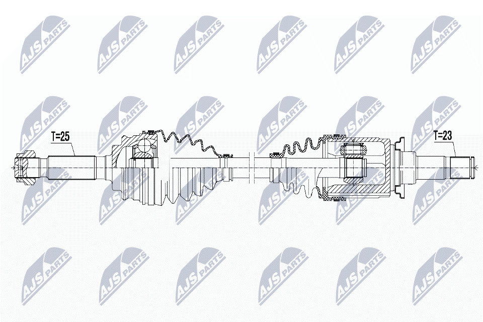 N.T.Y. NPW-CH-050.NTY Drive Shaft for JEEP - Image 6