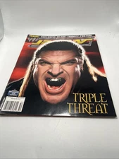 HOLIDAY 2004 WWE Raw Magazine Triple H Lillian Garcia Shawn Michaels With Poster