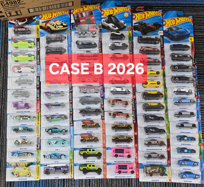 HOTWHEELS MAINLINE CASE B 2026 (9CNB) SEALED BOX LONG CARD 72PCS