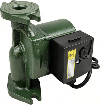 3-Speed Cast Iron Circulator Pump with Check Valve for Quiet Hot Water System