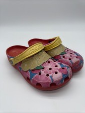 CROCS Fun Fruit Citrus Crocband Clog - Women  s 8 Men  s 6