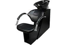 Salon Shampoo Backwash Unit Station Tilt Heavy Duty ABS Bowl ASSE Vacuum Breaker