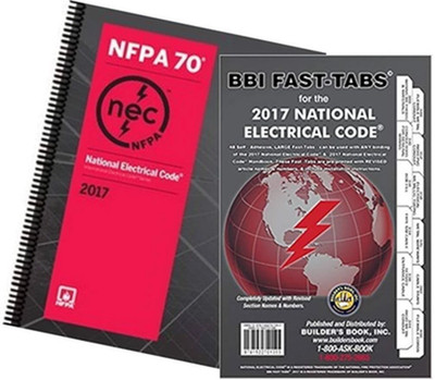 NFPA 70 National Electrical Code NEC 2017 Edition Spiral BBI Tab USA Stock
