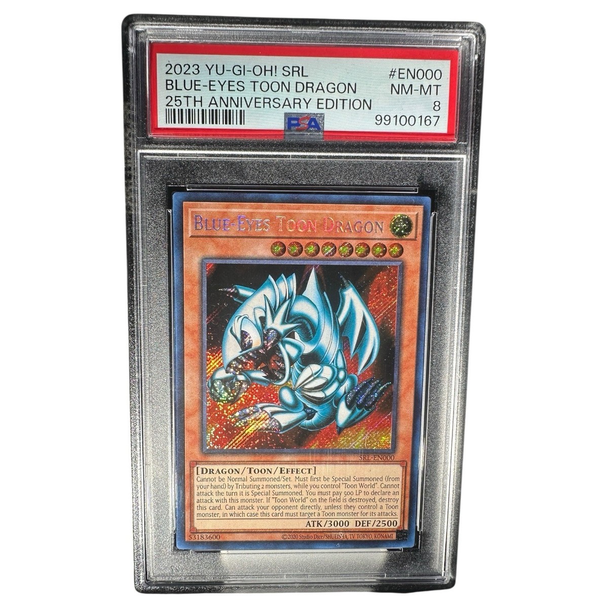 Buy Blue-Eyes Toon Dragon SRL-EN000 Spell Ruler (25th Anniversary