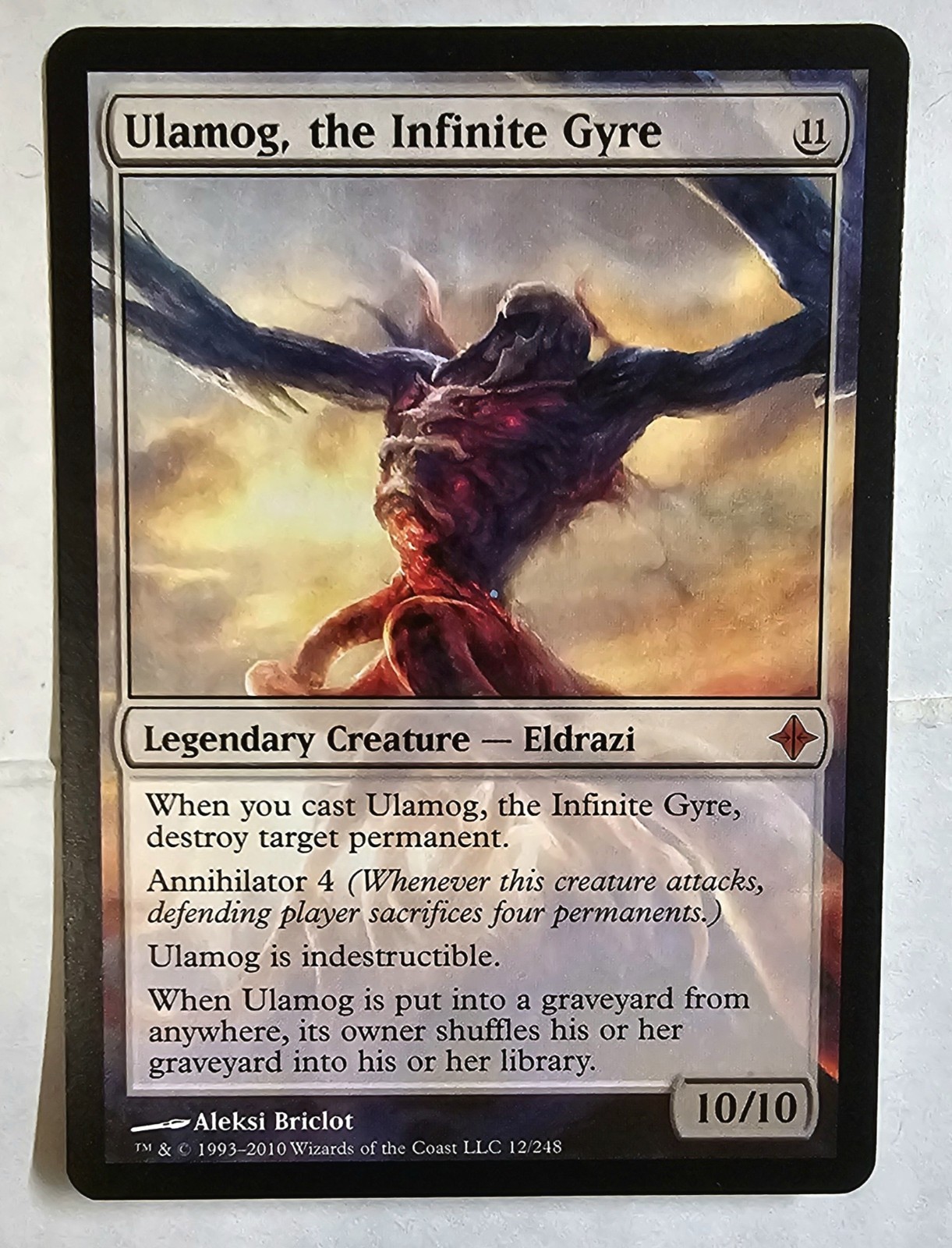 Ulamog, the Infinite Gyre Rise of the Eldrazi Regular Near Mint Mtg Card