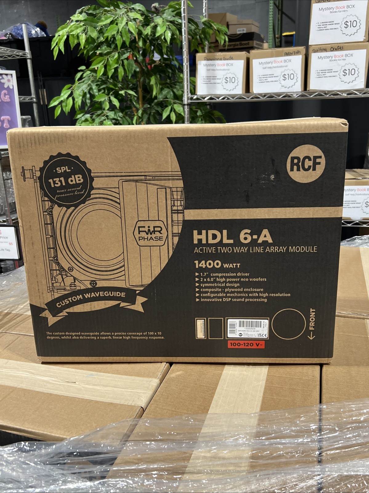 New RCF HDL6-A HDL6A 2x6" 2-Way Active Live Array Module Powered Speaker