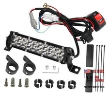 LED Light Bar ON/OFF Switch Front Headlight Bar Kit Dirtbike Light Bar for