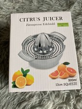 Heavy Duty Stainless Steel Citrus Juicer Manual Lemon Orange Squeezer 13cm Tool