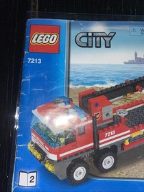 Instruction manual only for Lego city Fire truck 7213