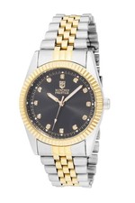 NIB Invicta Montres Prestige X Silver Gold  Black 38mm Watch MPW-0273