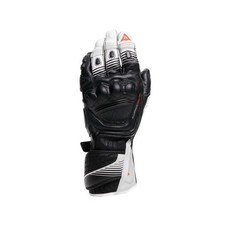 Dainese Fiero Metal Black/White/Fluo-Red Racing Sports Touring Leather Motorc...
