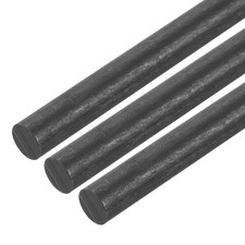 3 x Graphite Rod Graphite Stirring Rod Cylinder Stick Carbon Rod 250x13mm